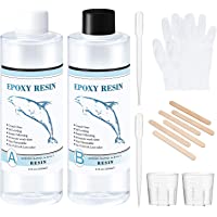 Yumcute Resina Epoxi - 472ml-16oz Resin Epoxy Transparente para Fundición y Revestimiento- Fabricación de Joyas…